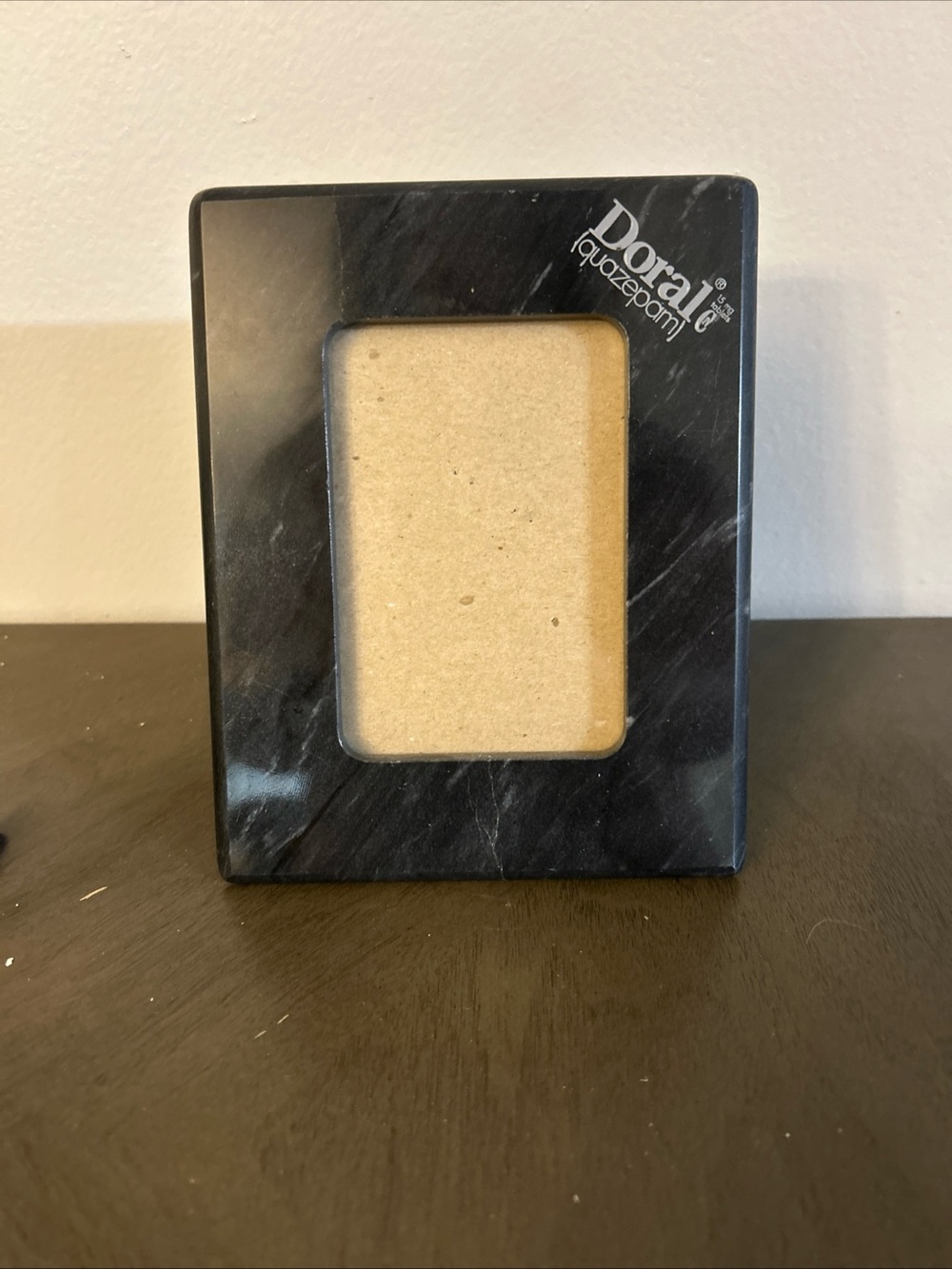 Doral Marble Photo Frame in Black